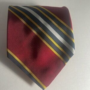 👨🏻‍💼May co stripes ties blue, golden, blue, silver, and burgundy